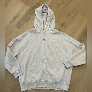 Under Armour Light Heather Gray Pullover Hoodie